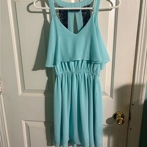 Turquoise dress